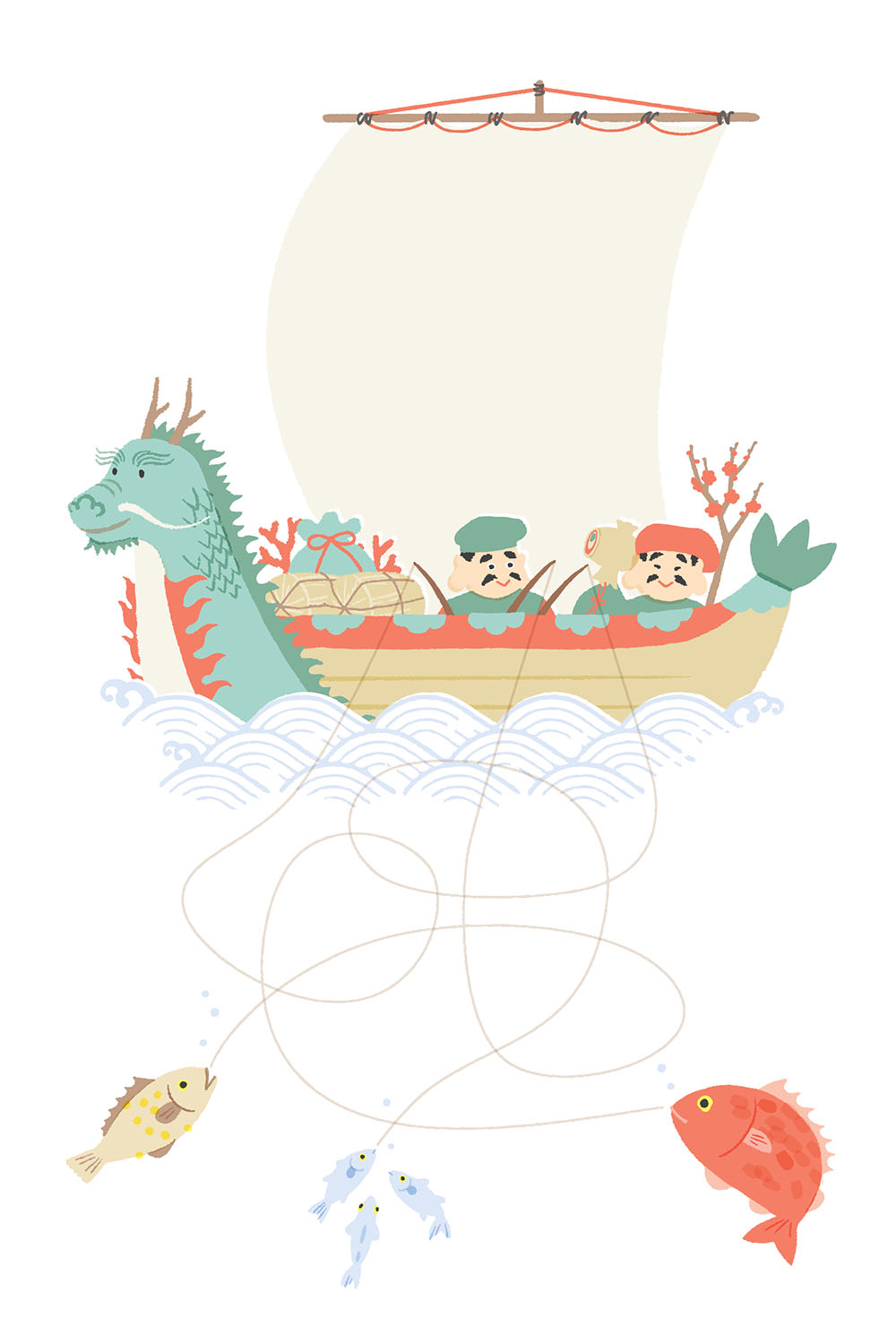 2024たつ年の年賀状の販売を開始しました | 月と楓 Design Room